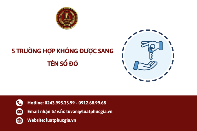 5 trường hợp không được sang tên Sổ đỏ