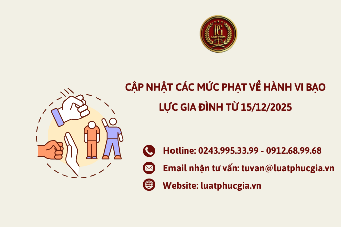 Cập nhật các mức phạt về hành vi bạo lực gia đình từ 15/12/2025