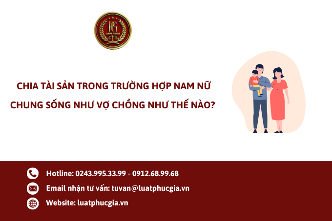 Chia tài sản trong trường hợp nam nữ chung sống như vợ chồng như thế nào? Quyền và nghĩa vụ nuôi con khi chung sống như vợ chồng?