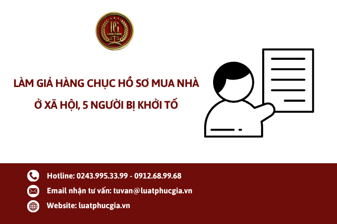 Làm giả hàng chục hồ sơ mua nhà ở xã hội, 5 người bị khởi tố