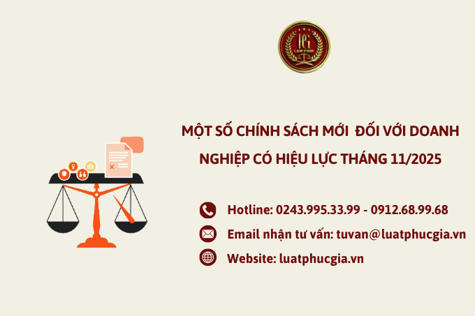 Một số chính sách mới  đối với doanh nghiệp có hiệu lực tháng 11/2025