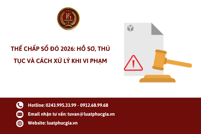 Thế chấp Sổ đỏ 2026: Hồ sơ, thủ tục và cách xử lý