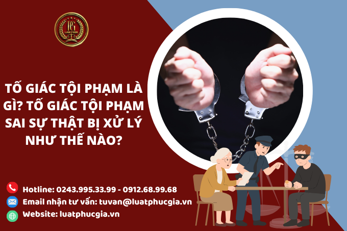 Tố giác tội phạm là gì? Tố giác tội phạm sai sự thật bị xử lý như thế nào?
