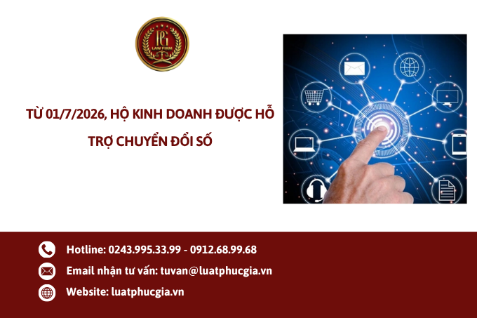 Từ 01/7/2026, hộ kinh doanh được hỗ trợ chuyển đổi số